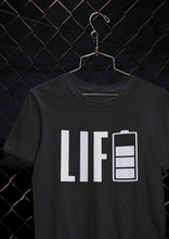 Load image into Gallery viewer, Life Mens Half Sleeves T-shirt- KidsFashionVilla