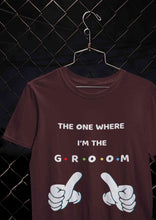Load image into Gallery viewer, I Am The Groom Mens Half Sleeves T-shirt- KidsFashionVilla