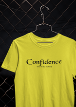 Load image into Gallery viewer, Confidence Wear It Like Makeup Quotes Women Half Sleeves T-shirt- KidsFashionVilla
