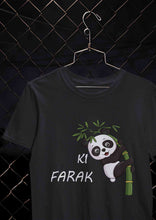 Load image into Gallery viewer, Ki Farak Panda Graphic Funny Mens Half Sleeves T-shirt- KidsFashionVilla