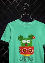 Load image into Gallery viewer, Catctus Women Half Sleeves T-shirt- KidsFashionVilla