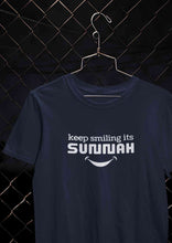 Load image into Gallery viewer, Keep Smiling Its Sunnah Mens Half Sleeves T-shirt- KidsFashionVilla