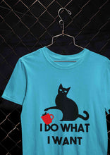 Load image into Gallery viewer, I Do What I Want Mens Half Sleeves T-shirt- KidsFashionVilla
