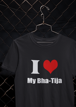 Load image into Gallery viewer, I Love My Chachi Bhatija Family Relation Matching T-Shirt- KidsFashionVilla