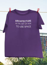 Load image into Gallery viewer, Architecture Is The Art Architect Profession Women Half Sleeves T-shirt- KidsFashionVilla