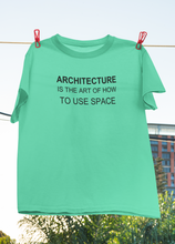 Load image into Gallery viewer, Architecture Is The Art Architect Profession Women Half Sleeves T-shirt- KidsFashionVilla