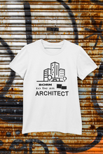 Load image into Gallery viewer, Born To Be An Architect Profession Women Half Sleeves T-shirt- KidsFashionVilla