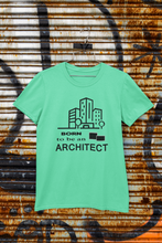Load image into Gallery viewer, Born To Be An Architect Profession Women Half Sleeves T-shirt- KidsFashionVilla