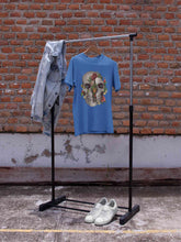 Load image into Gallery viewer, Floral And Skull Print Mens Half Sleeves T-shirt- KidsFashionVilla