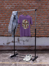Load image into Gallery viewer, Floral And Skull Print Mens Half Sleeves T-shirt- KidsFashionVilla