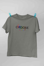 Load image into Gallery viewer, Choose Happy Always Women Half Sleeves T-shirt- KidsFashionVilla