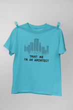 Load image into Gallery viewer, Trust Me I Am An Architect Profession Women Half Sleeves T-shirt- KidsFashionVilla