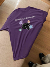 Load image into Gallery viewer, Brain Chemistry Women Half Sleeves T-shirt- KidsFashionVilla