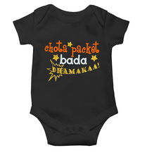 Load image into Gallery viewer, Chota Packet Bada Dhamaka Rompers for Baby Boy- KidsFashionVilla