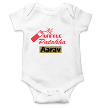 Load image into Gallery viewer, Customize Name Little Dhamaka Rompers for Baby Boy- KidsFashionVilla