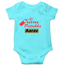 Load image into Gallery viewer, Customize Name Little Dhamaka Rompers for Baby Boy- KidsFashionVilla