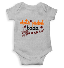 Load image into Gallery viewer, Chota Packet Bada Dhamaka Rompers for Baby Boy- KidsFashionVilla
