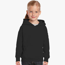 Load image into Gallery viewer, Girl Plain Black Hoodie-KidsFashionVilla