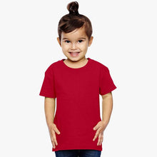 Load image into Gallery viewer, Girl Plain Red T-shirt-KidsFashionVilla