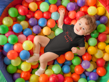 Load image into Gallery viewer, Hustle Baby Black Rompers for Baby Boy - KidsFashionVilla