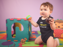 Load image into Gallery viewer, My Buva Loves Me Black Rompers for Baby Boy - KidsFashionVilla