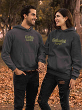 Load image into Gallery viewer, Calm Aadmi Kaleshi Aurat Lovey Dovey Couple Hoodie-KidsFashionVilla