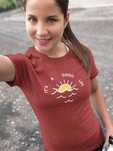 Load image into Gallery viewer, Its A Good Life Women Half Sleeves T-shirt- KidsFashionVilla