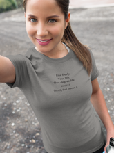 Load image into Gallery viewer, Live Freely Quotes Women Half Sleeves T-shirt- KidsFashionVilla