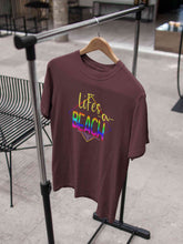 Load image into Gallery viewer, Life Is A Beach Mens Half Sleeves T-shirt- KidsFashionVilla