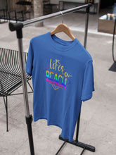 Load image into Gallery viewer, Life Is A Beach Mens Half Sleeves T-shirt- KidsFashionVilla