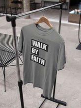 Load image into Gallery viewer, Walk By Faith Women Half Sleeves T-shirt- KidsFashionVilla