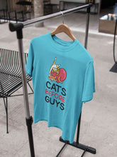 Load image into Gallery viewer, Cats Before Guys Women Half Sleeves T-shirt- KidsFashionVilla