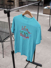Load image into Gallery viewer, Life Is A Beach Mens Half Sleeves T-shirt- KidsFashionVilla