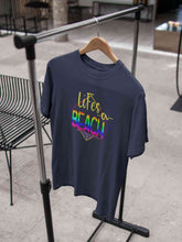 Load image into Gallery viewer, Life Is A Beach Mens Half Sleeves T-shirt- KidsFashionVilla