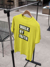 Load image into Gallery viewer, Walk By Faith Women Half Sleeves T-shirt- KidsFashionVilla