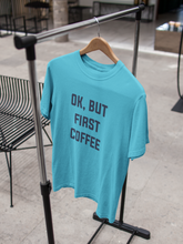 Load image into Gallery viewer, Okay But Coffee First Kareena Kapoor Celebrity T-shirt- KidsFashionVilla