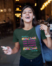 Load image into Gallery viewer, Trendy Feminist Quotes Women Half Sleeves T-shirt- KidsFashionVilla