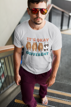 Load image into Gallery viewer, Its Okay To Be Different Mens Half Sleeves T-shirt- KidsFashionVilla