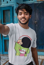 Load image into Gallery viewer, Hahaha Mens Half Sleeves T-shirt- KidsFashionVilla