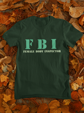 Load image into Gallery viewer, Fbi Typography Mens Half Sleeves T-shirt- KidsFashionVilla