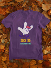 Load image into Gallery viewer, Retro 30s Inspired Graphic Women Half Sleeves T-shirt- KidsFashionVilla