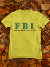 Load image into Gallery viewer, Fbi Typography Mens Half Sleeves T-shirt- KidsFashionVilla