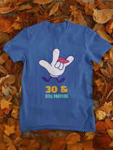 Load image into Gallery viewer, Retro 30s Inspired Graphic Women Half Sleeves T-shirt- KidsFashionVilla