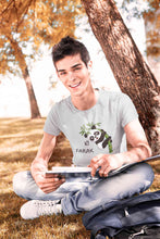 Load image into Gallery viewer, Ki Farak Panda Graphic Funny Mens Half Sleeves T-shirt- KidsFashionVilla