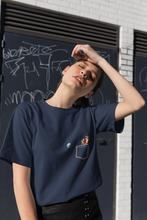 Load image into Gallery viewer, Fisher Man Women Half Sleeves T-shirt- KidsFashionVilla