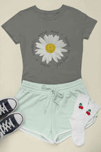 Load image into Gallery viewer, Wonderful World And I Think To My Self What A Slogan Women Half Sleeves T-shirt- KidsFashionVilla