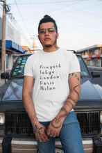 Load image into Gallery viewer, Newyork Tokyo London Paris Milan Mens Half Sleeves T-shirt- KidsFashionVilla