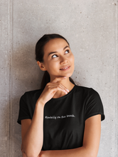 Load image into Gallery viewer, Mentally on the Beach Minimal Women Half Sleeves T-shirt- KidsFashionVilla