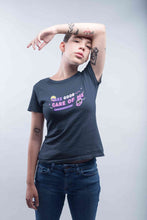 Load image into Gallery viewer, Take Care Of Me Retro Typography Women Half Sleeves T-shirt- KidsFashionVilla
