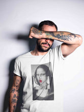 Load image into Gallery viewer, Lollipop Mona Lisa Mens Half Sleeves T-shirt- KidsFashionVilla